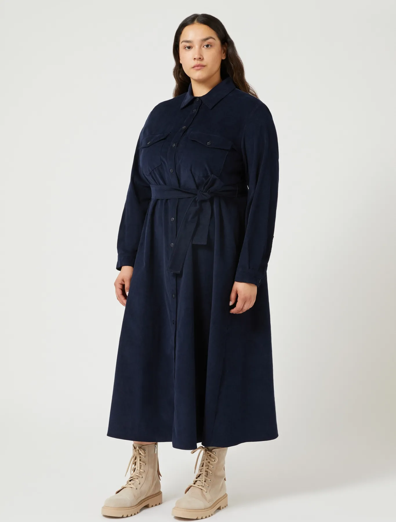 Marina Rinaldi Abiti | Abiti*Abito lungo in velluto BLU