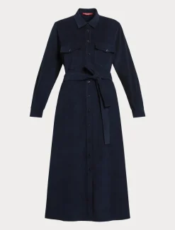 Marina Rinaldi Abiti | Abiti*Abito lungo in velluto BLU
