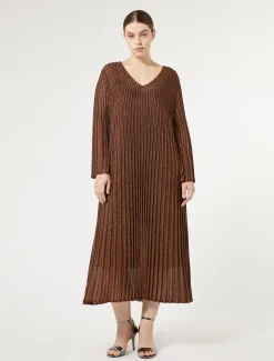 Marina Rinaldi Abiti | Abiti*Abito lungo in viscosa CARAMEL