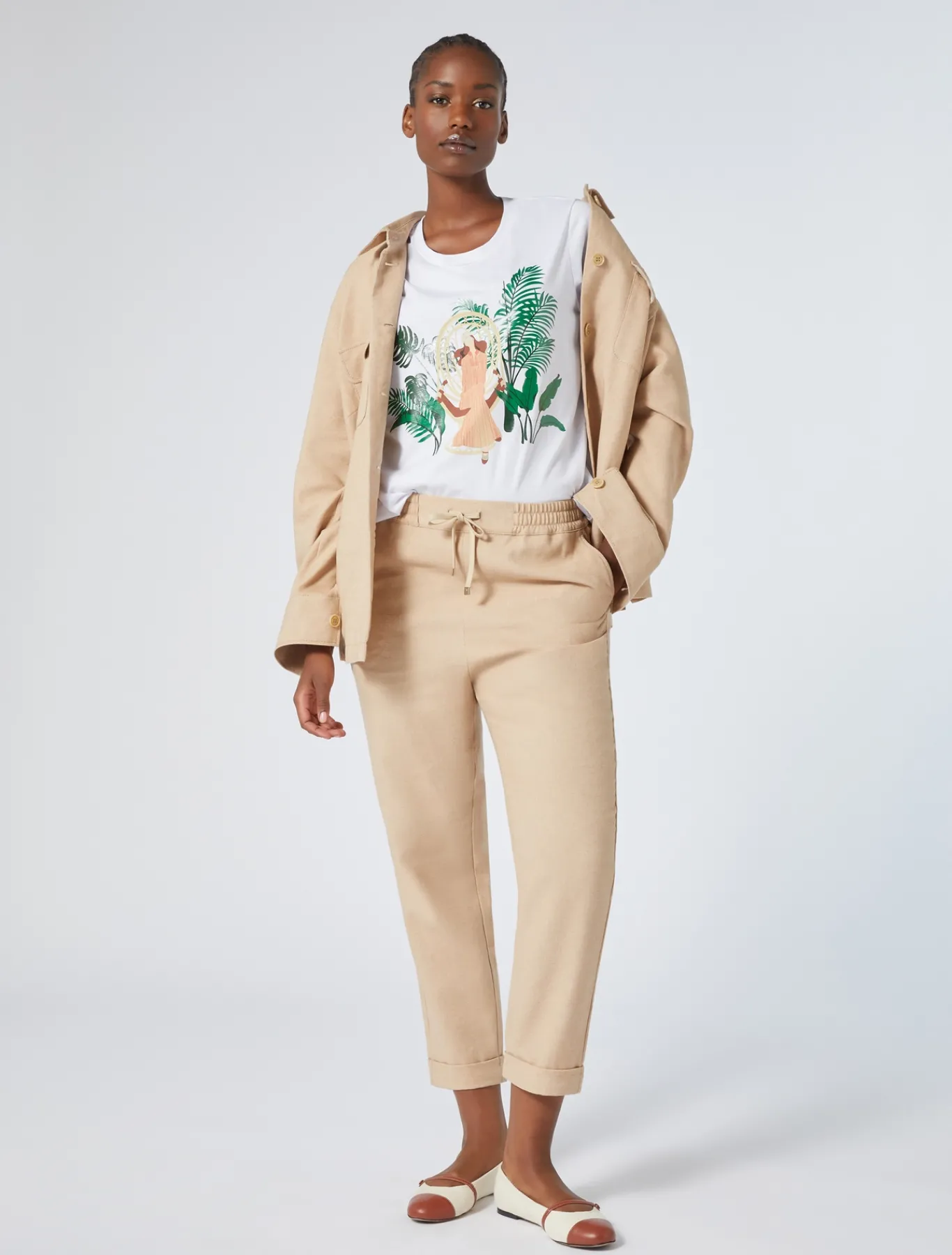 Marina Rinaldi Accessori | Accessori*Ballerine in canvas NATURALE