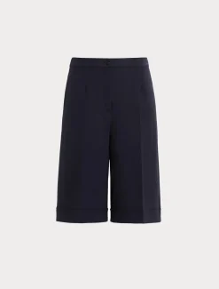 Marina Rinaldi Pantaloni & Jeans | Pantaloni & Jeans*Bermuda in jersey punto Milano BLUMARINO