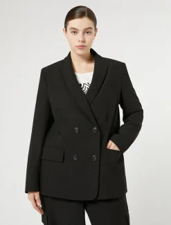Marina Rinaldi Giacche & Blazer | Giacche & Blazer*Blazer in crêpe di envers satin NERO