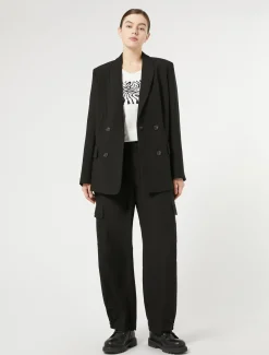 Marina Rinaldi Giacche & Blazer | Giacche & Blazer*Blazer in crêpe di envers satin NERO