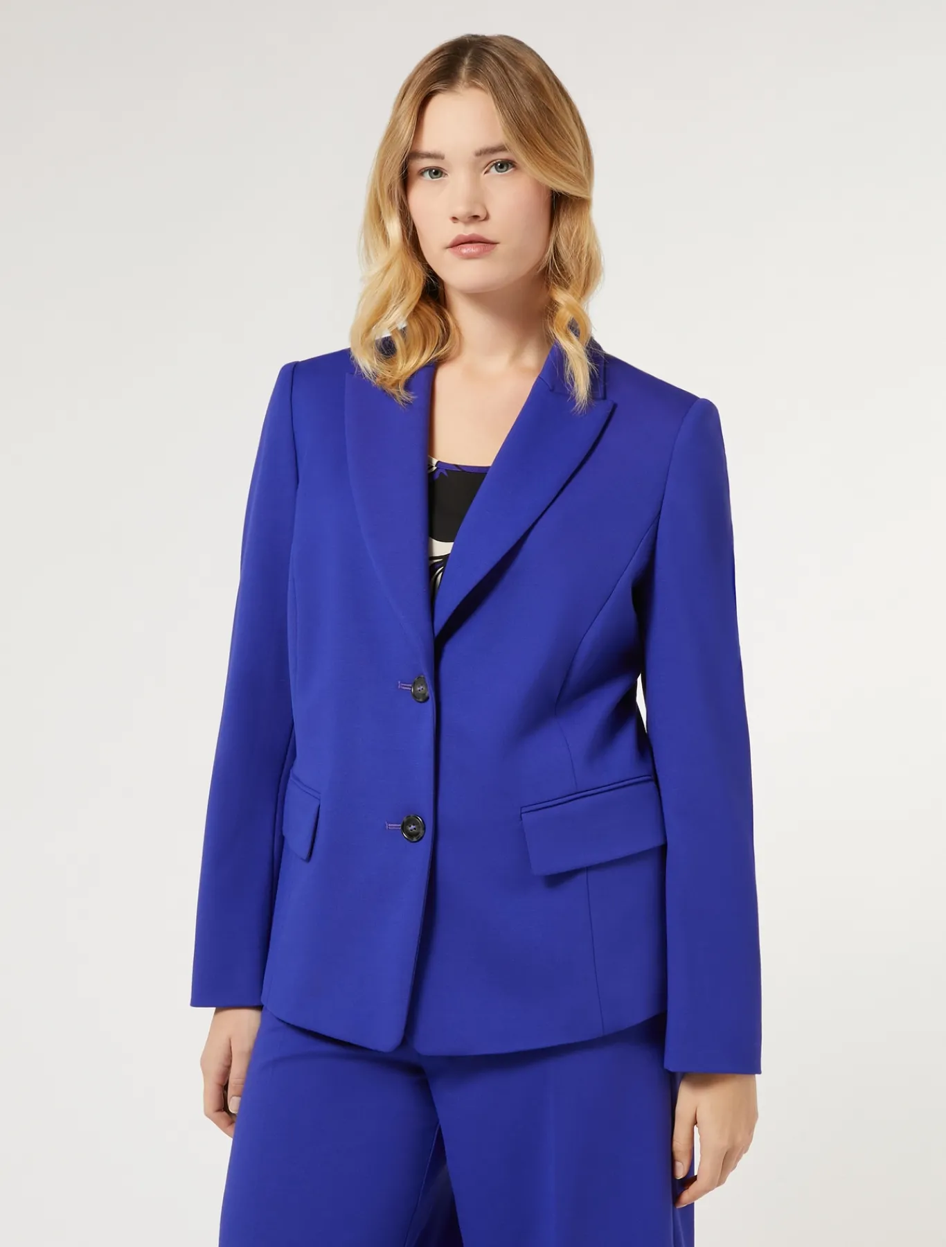 Marina Rinaldi Giacche & Blazer | Giacche & Blazer*Blazer in jersey punto Milano VIOLA