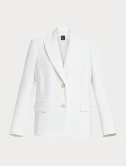 Marina Rinaldi Giacche & Blazer | Giacche & Blazer*Blazer in jersey punto Milano BIANCO