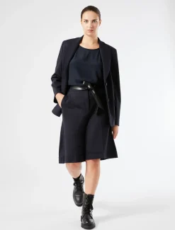 Marina Rinaldi Giacche & Blazer | Giacche & Blazer*Blazer in jersey punto Milano BLUMARINO