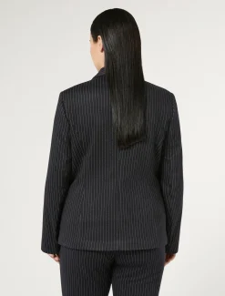Marina Rinaldi Giacche & Blazer | Giacche & Blazer*Blazer in tessuto punto Milano BLUMARINO