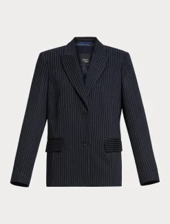 Marina Rinaldi Giacche & Blazer | Giacche & Blazer*Blazer in tessuto punto Milano BLUMARINO