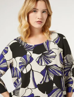 Marina Rinaldi Camicie & Bluse | Camicie & Bluse*Blusa in cady BLUMARINO