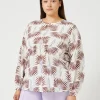 Marina Rinaldi Camicie & Bluse | Camicie & Bluse*Blusa in crêpe de Chine di seta BIANCO