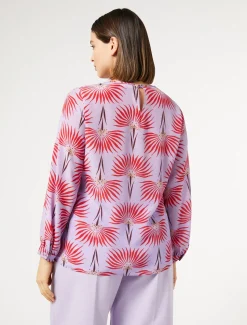 Marina Rinaldi Camicie & Bluse | Camicie & Bluse*Blusa in crêpe de Chine di seta LILLA