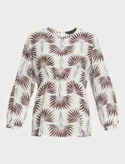 Marina Rinaldi Camicie & Bluse | Camicie & Bluse*Blusa in crêpe de Chine di seta BIANCO