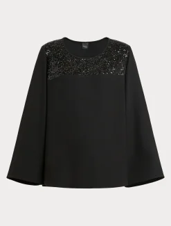 Marina Rinaldi Camicie & Bluse | Camicie & Bluse*Blusa in crêpe envers satin NERO