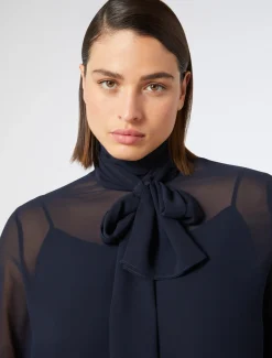 Marina Rinaldi Collezione Elegante | Bluse*Blusa in crêpe georgette BLUNOTTE