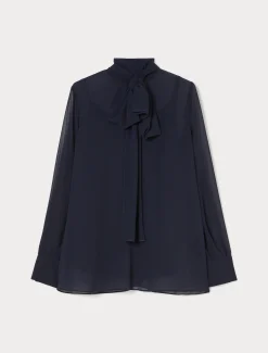 Marina Rinaldi Collezione Elegante | Bluse*Blusa in crêpe georgette BLUNOTTE