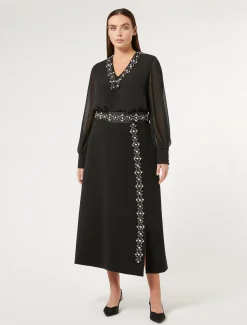 Marina Rinaldi Bluse | Camicie & Bluse*Blusa in crêpe georgette NERO