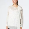 Marina Rinaldi Camicie & Bluse | Camicie & Bluse*Blusa in georgette di seta BIANCO