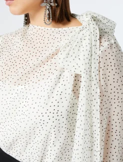 Marina Rinaldi Camicie & Bluse | Camicie & Bluse*Blusa in georgette di seta BIANCO