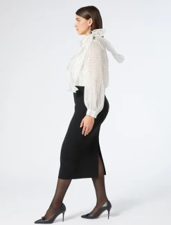 Marina Rinaldi Camicie & Bluse | Camicie & Bluse*Blusa in georgette di seta BIANCO