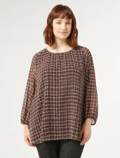 Marina Rinaldi Camicie & Bluse | Camicie & Bluse*Blusa in georgette stampata NERO