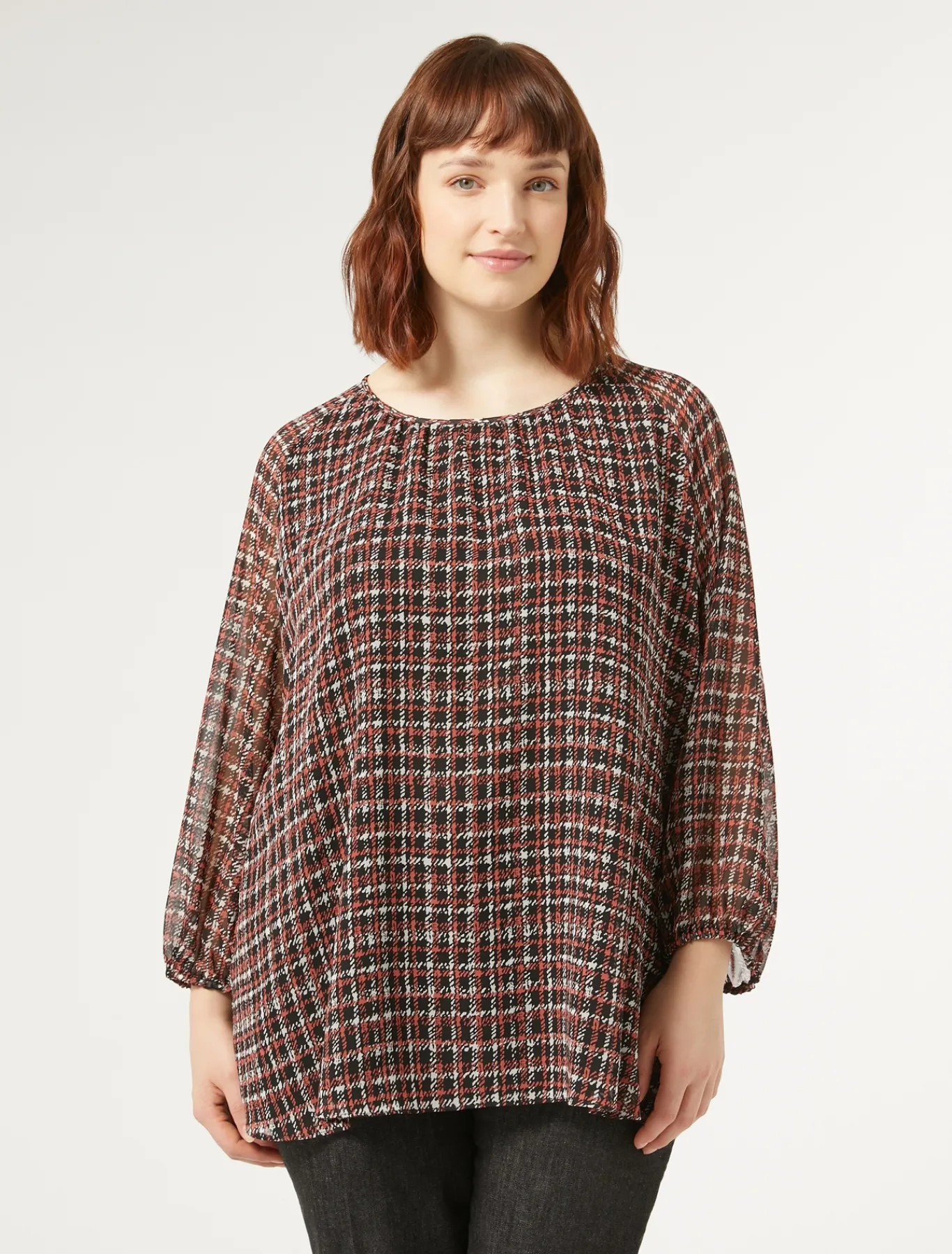 Marina Rinaldi Camicie & Bluse | Camicie & Bluse*Blusa in georgette stampata NERO