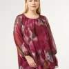 Marina Rinaldi Selezione Elegante | Collezione Elegante*Blusa in georgette stampata RUBINO