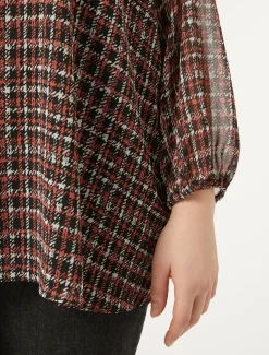Marina Rinaldi Camicie & Bluse | Camicie & Bluse*Blusa in georgette stampata NERO