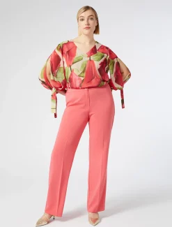 Marina Rinaldi Bluse | Camicie & Bluse*Blusa in georgette stampata ROSA