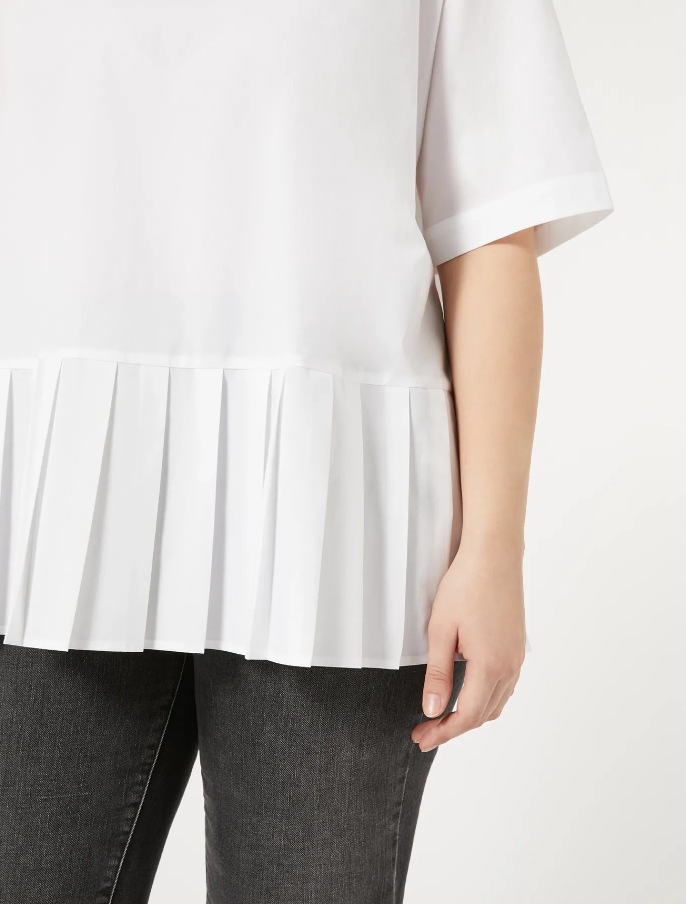 Marina Rinaldi Camicie & Bluse | Camicie & Bluse*Blusa in popeline di cotone BIANCO