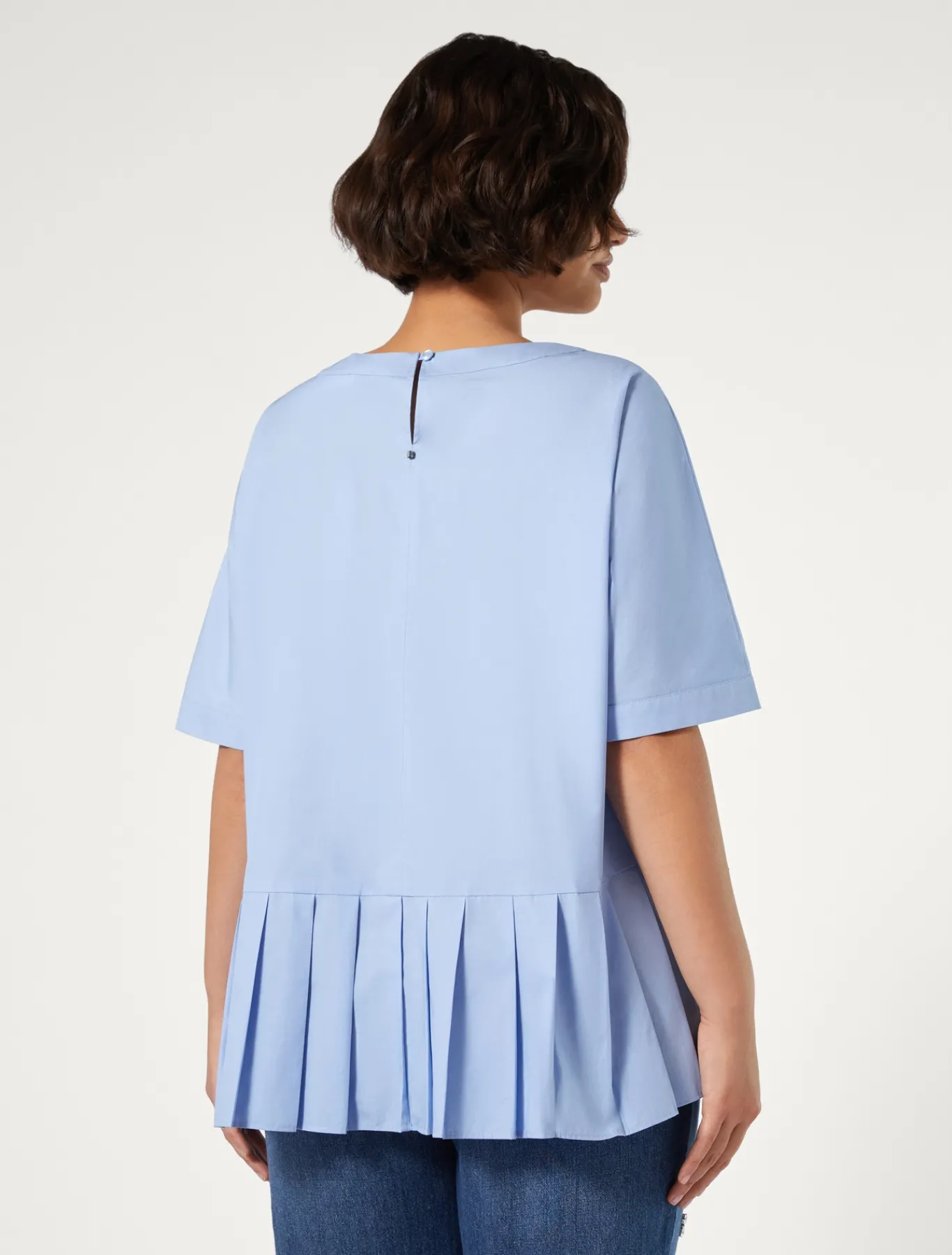 Marina Rinaldi Camicie & Bluse | Camicie & Bluse*Blusa in popeline di cotone CIELO