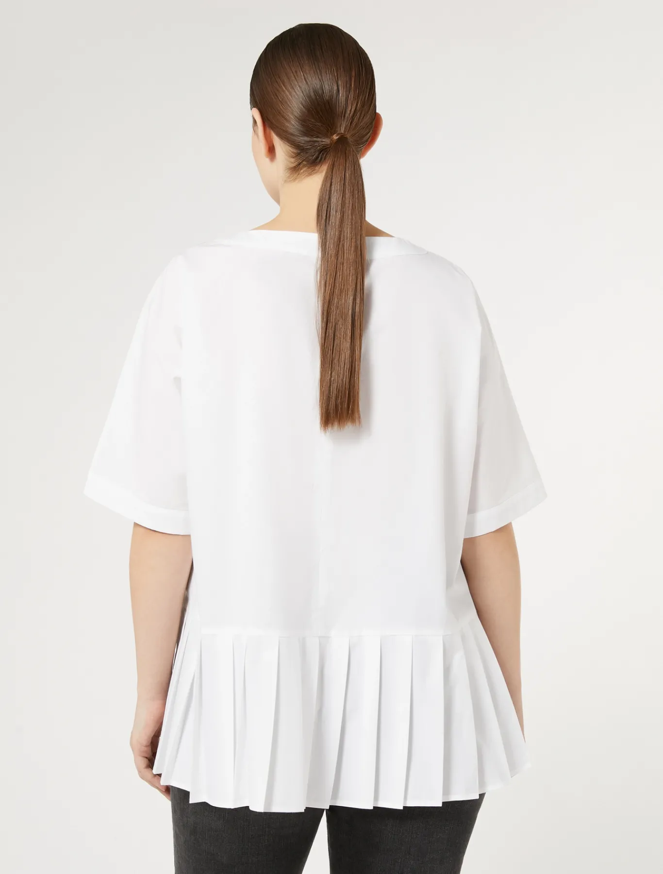 Marina Rinaldi Camicie & Bluse | Camicie & Bluse*Blusa in popeline di cotone BIANCO