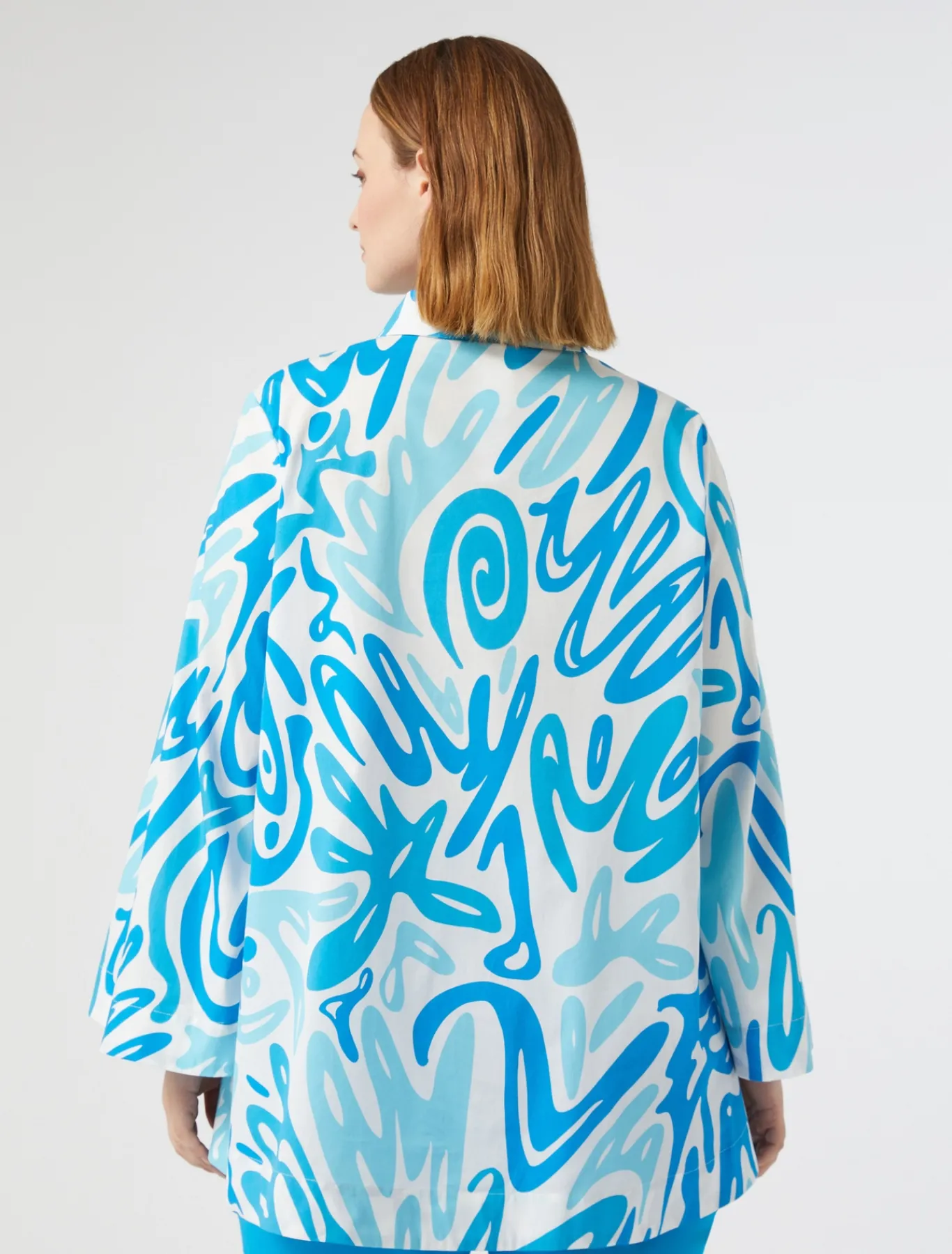 Marina Rinaldi Camicie & Bluse | Camicie & Bluse*Blusa in popeline stampato BIANCO