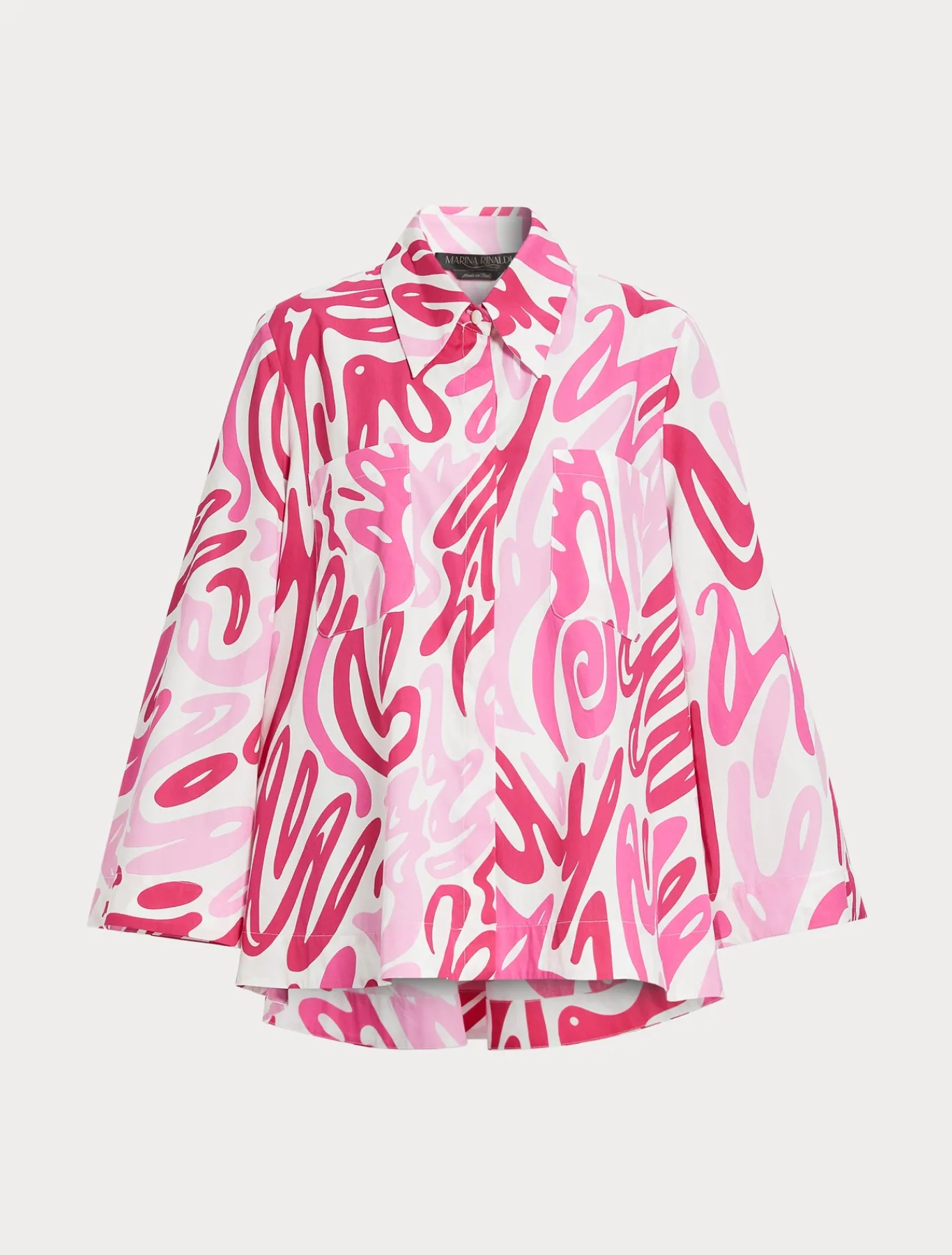 Marina Rinaldi Camicie & Bluse | Camicie & Bluse*Blusa in popeline stampato BIANCO