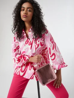 Marina Rinaldi Camicie & Bluse | Camicie & Bluse*Blusa in popeline stampato BIANCO