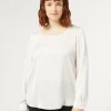 Marina Rinaldi Camicie & Bluse | Camicie & Bluse*Blusa in raso BIANCO