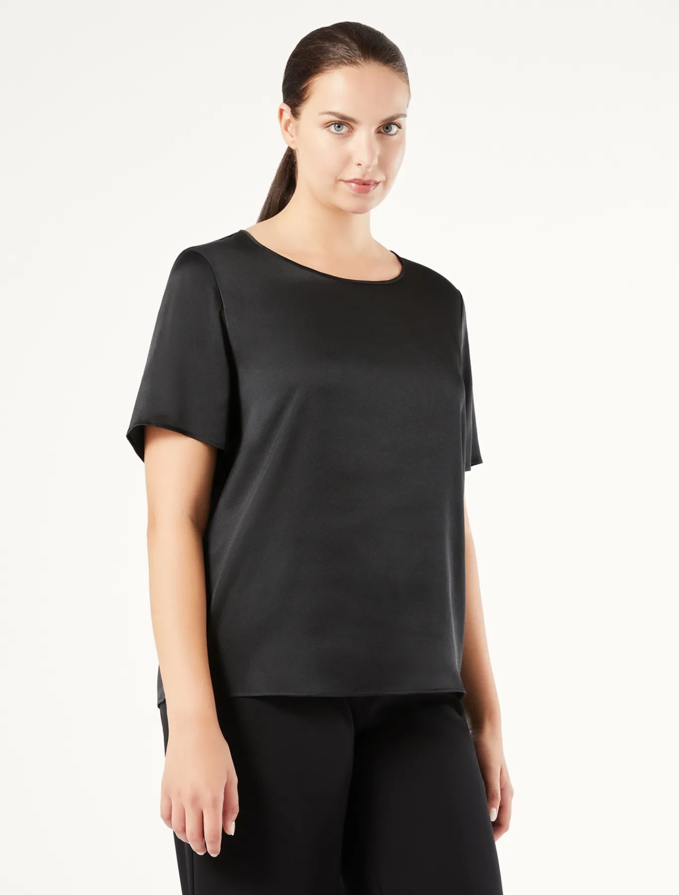 Marina Rinaldi Camicie & Bluse | Camicie & Bluse*Blusa in raso NERO