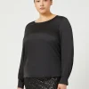 Marina Rinaldi Camicie & Bluse | Camicie & Bluse*Blusa in raso NERO