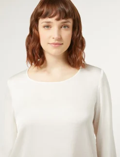 Marina Rinaldi Camicie & Bluse | Camicie & Bluse*Blusa in raso BIANCO