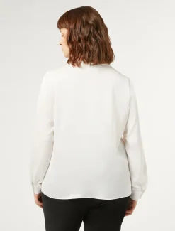 Marina Rinaldi Camicie & Bluse | Camicie & Bluse*Blusa in raso BIANCO