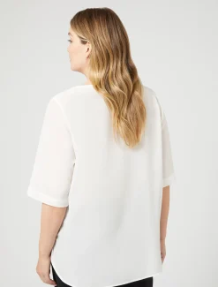 Marina Rinaldi Camicie & Bluse | Camicie & Bluse*Blusa in seta BIANCO