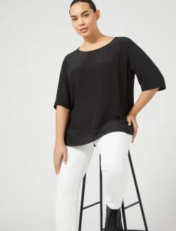Marina Rinaldi Camicie & Bluse | Camicie & Bluse*Blusa in seta NERO