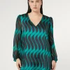 Marina Rinaldi Bluse | Selezione Elegante*Blusa in twill e georgette BLUMARINO