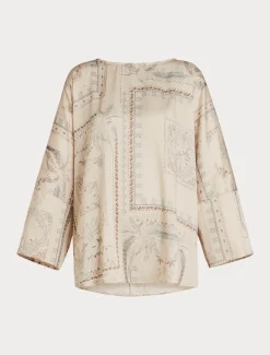 Marina Rinaldi Camicie & Bluse | Camicie & Bluse*Blusa in twill stampato BEIGE