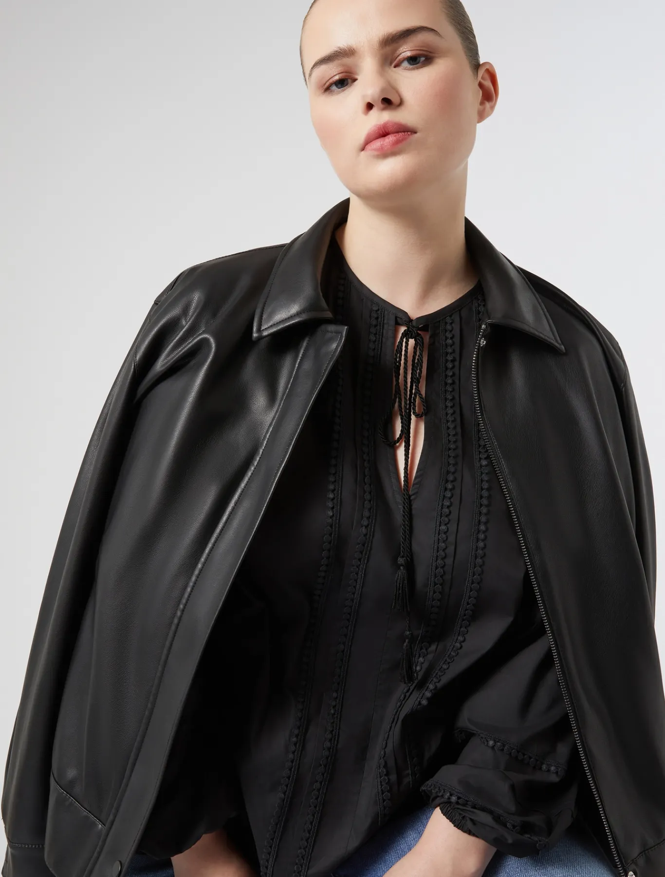 Marina Rinaldi Giacche & Blazer | Giacche & Blazer*Bomber in jersey NERO