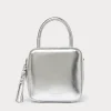 Marina Rinaldi Selezione Elegante | Collezione Elegante*Borsa a cubo laminata ARGENTO
