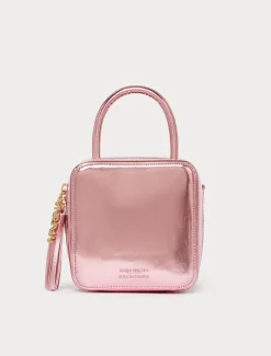 Marina Rinaldi Accessori | Accessori*Borsa a cubo laminata ROSA