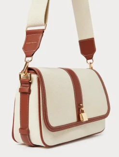 Marina Rinaldi Accessori | Accessori*Borsa a tracolla in canvas NATURALE
