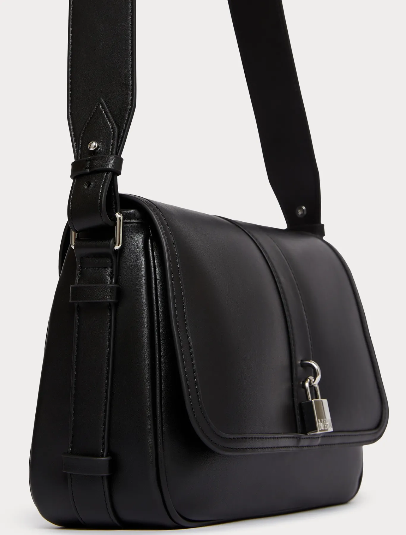 Marina Rinaldi Accessori | Accessori*Borsa a tracolla in tessuto spalmato NERO