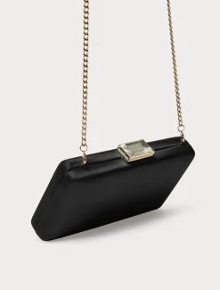 Marina Rinaldi Accessori | Accessori*Borsa clutch in raso NERO