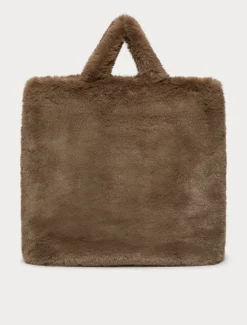 Marina Rinaldi Accessori | Accessori*Borsa shopper con texture soffice GRIGIOTORTORA